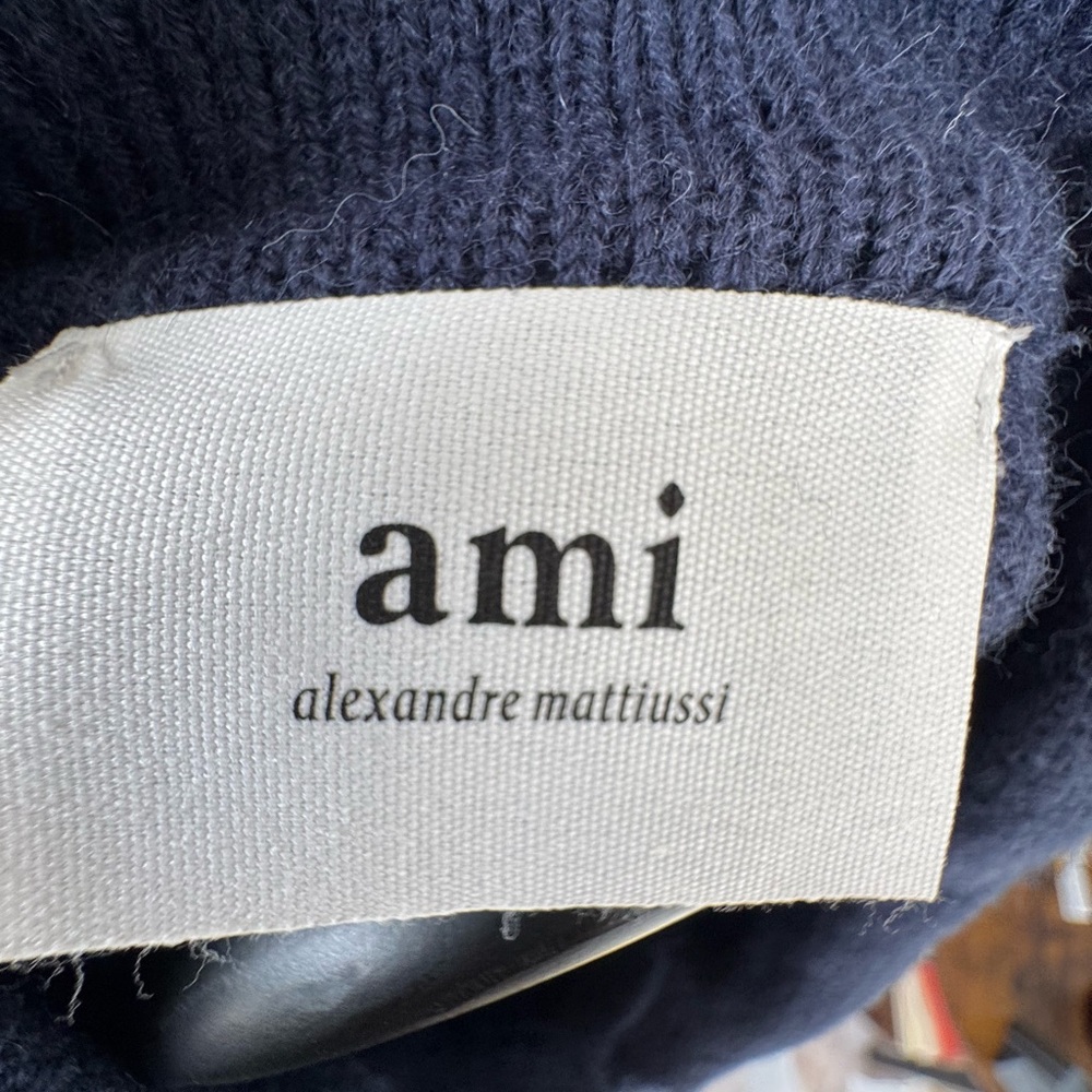 Ami Paris Sweater Navy M - Picture 9 of 11